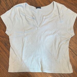 Brandy Melville Sky Blue Short Sleeve Tee